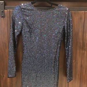 Privy Sequin Mini Dress Size Small NWT